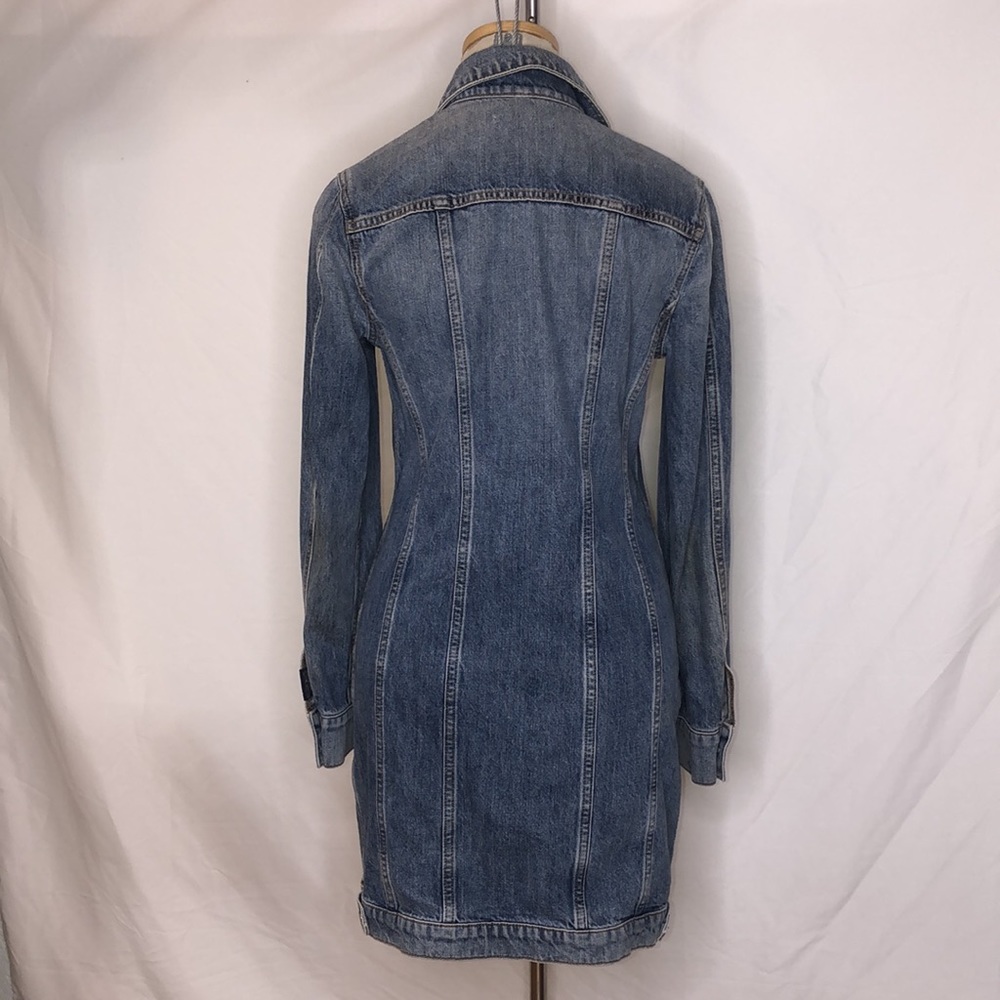 🔹Vintage 7 For All Mankind Jean Jacket Dress - Picture 2 of 4
